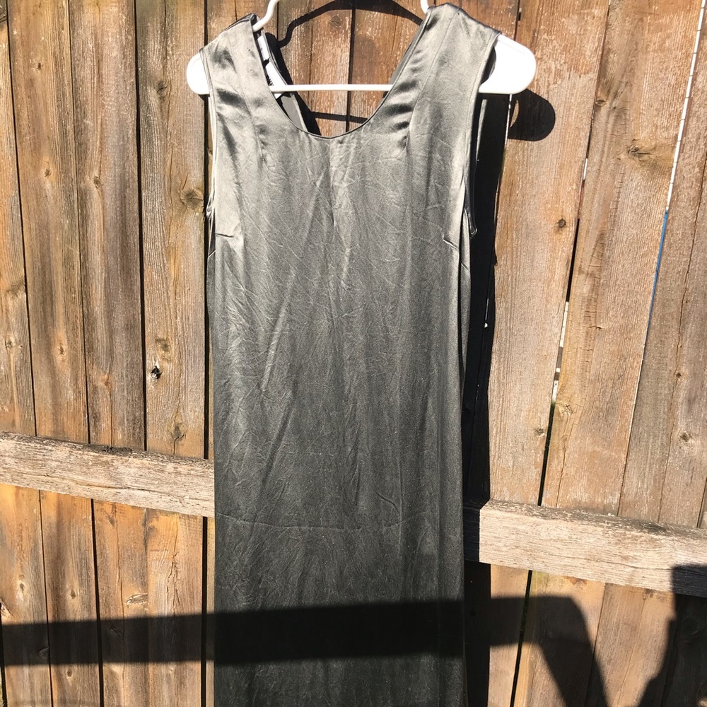 DKNY GRAY SLIP DRESS